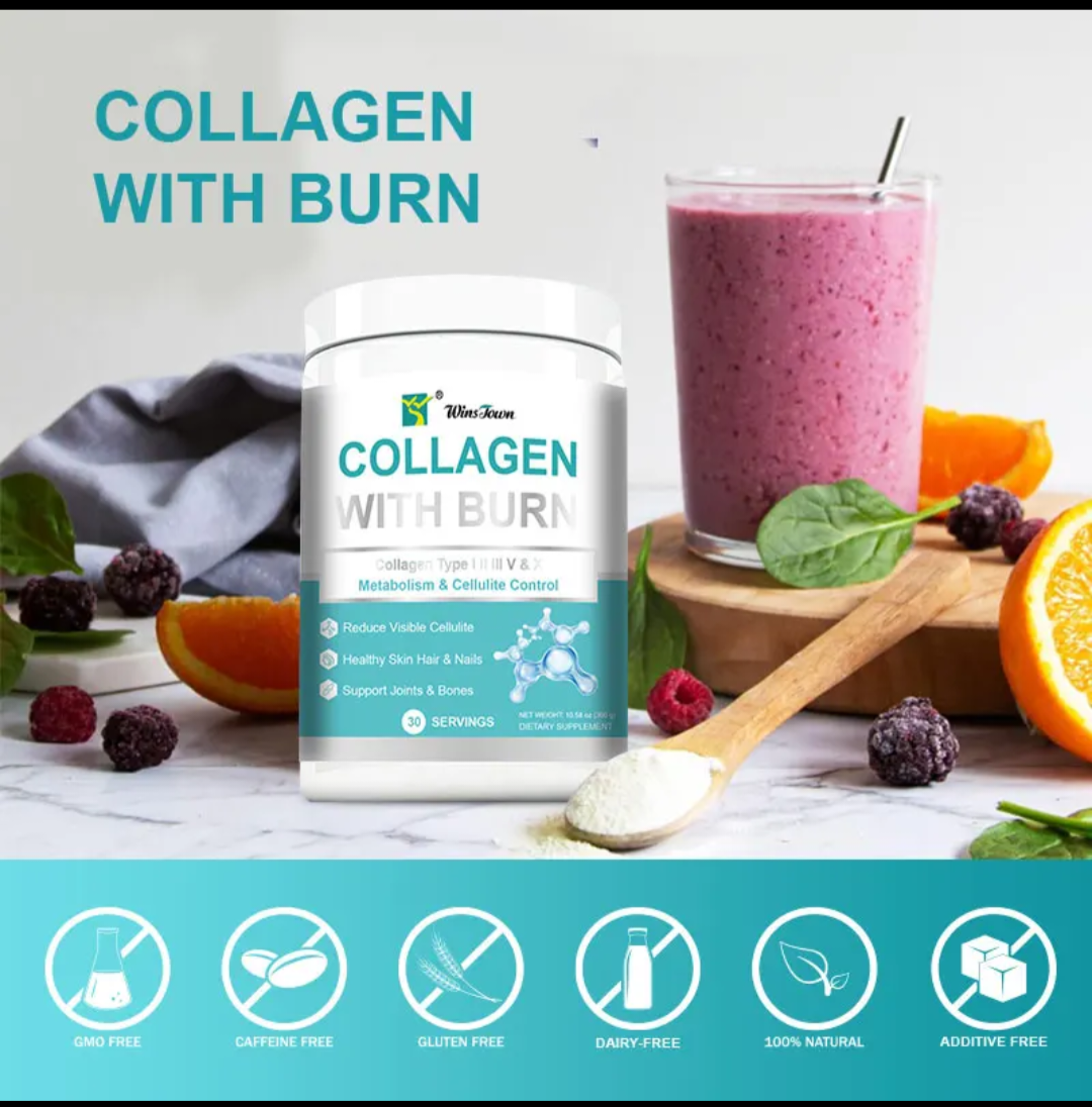 Comprehensive Collagen Blend: Features Collagen Type I, II, III, V & X.