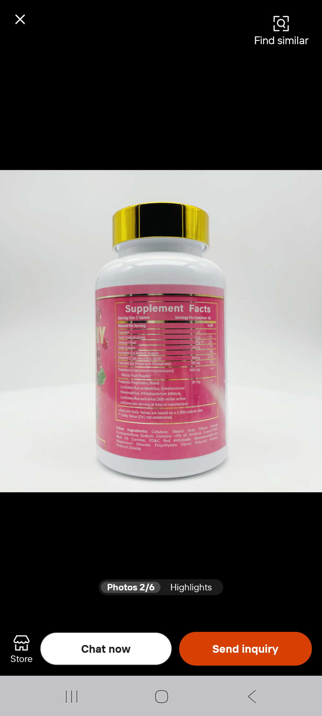 Duozi Cranberry Plus Probiotic